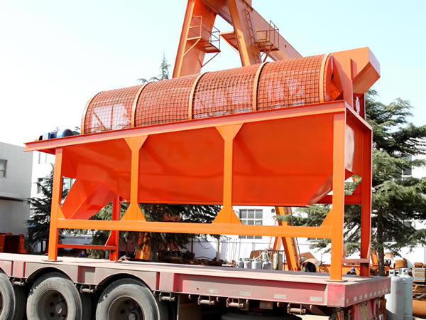 滾筒篩發(fā)貨現(xiàn)場