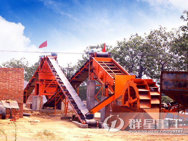 山皮土洗石機(jī)現(xiàn)場(chǎng)